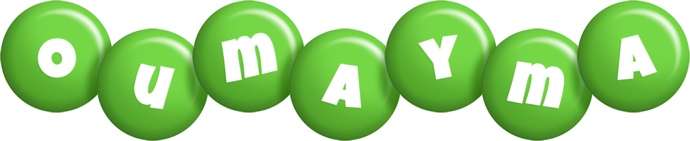 Oumayma candy-green logo