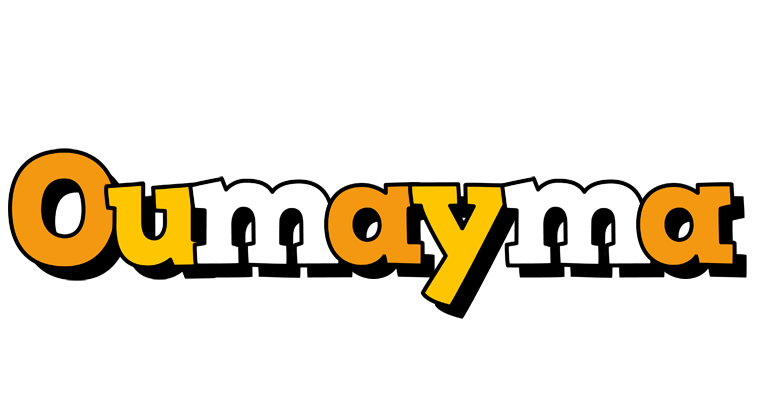 Oumayma cartoon logo