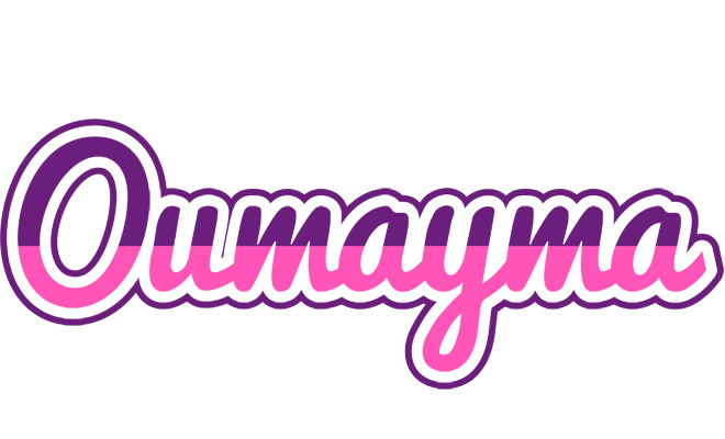Oumayma cheerful logo