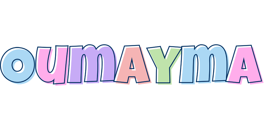 Oumayma pastel logo