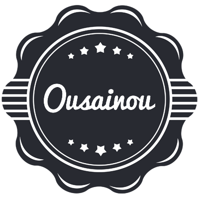 Ousainou badge logo