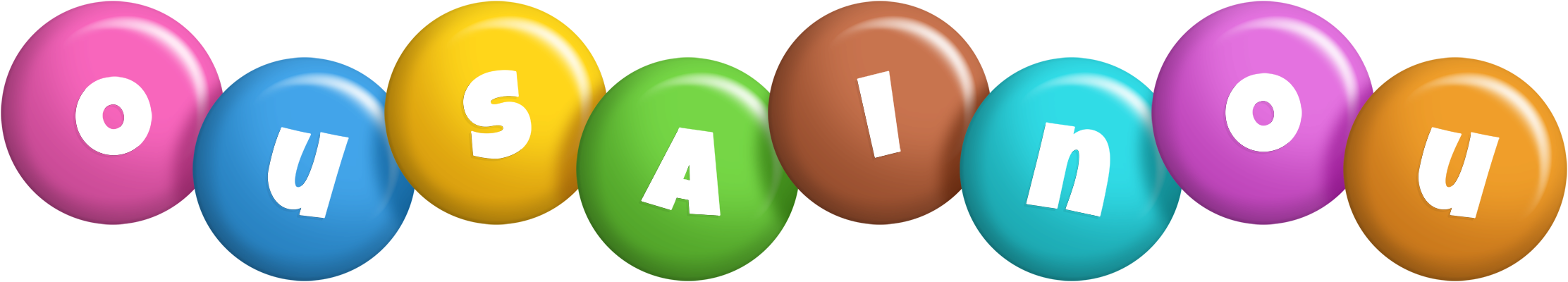 Ousainou candy logo