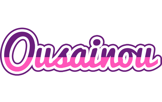 Ousainou cheerful logo