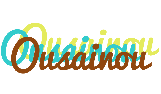 Ousainou cupcake logo