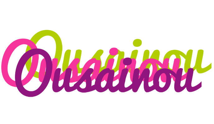 Ousainou flowers logo