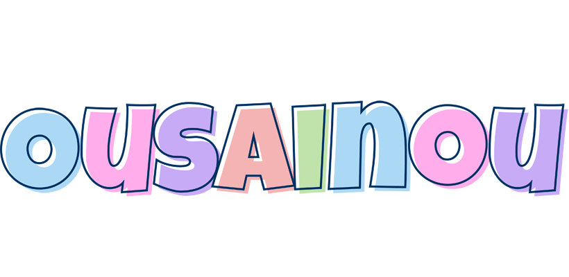 Ousainou pastel logo