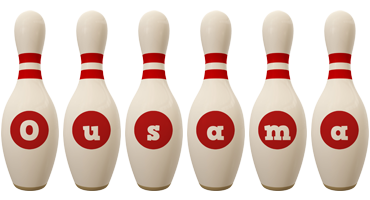 Ousama bowling-pin logo