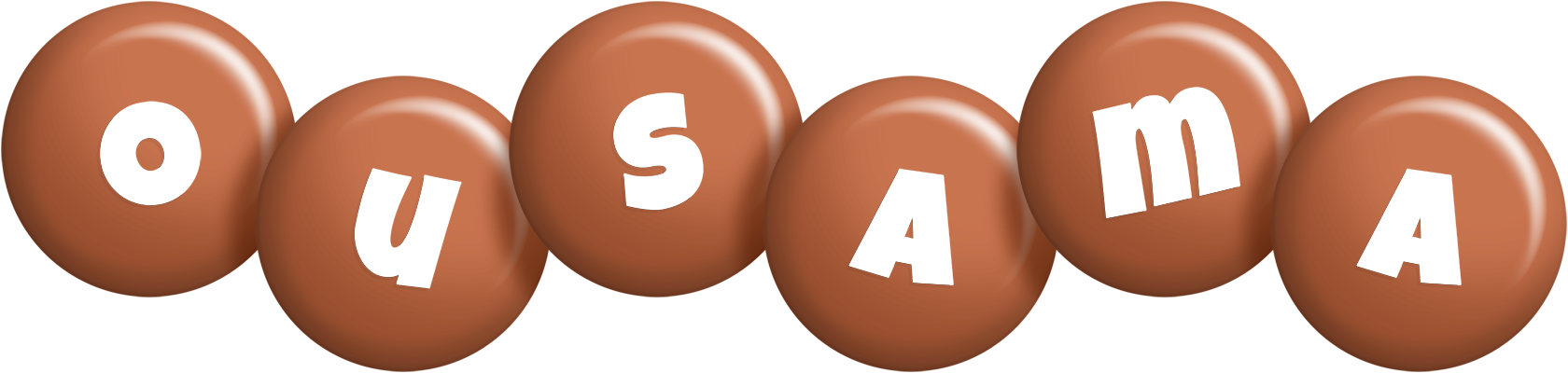 Ousama candy-brown logo