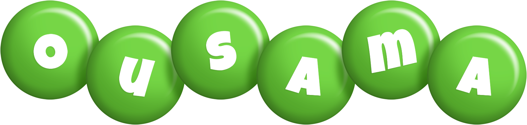 Ousama candy-green logo