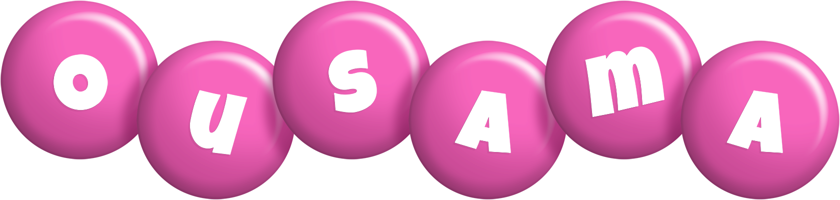 Ousama candy-pink logo