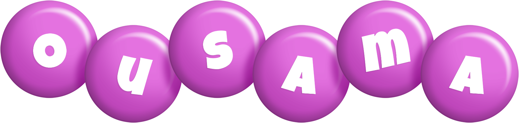 Ousama candy-purple logo