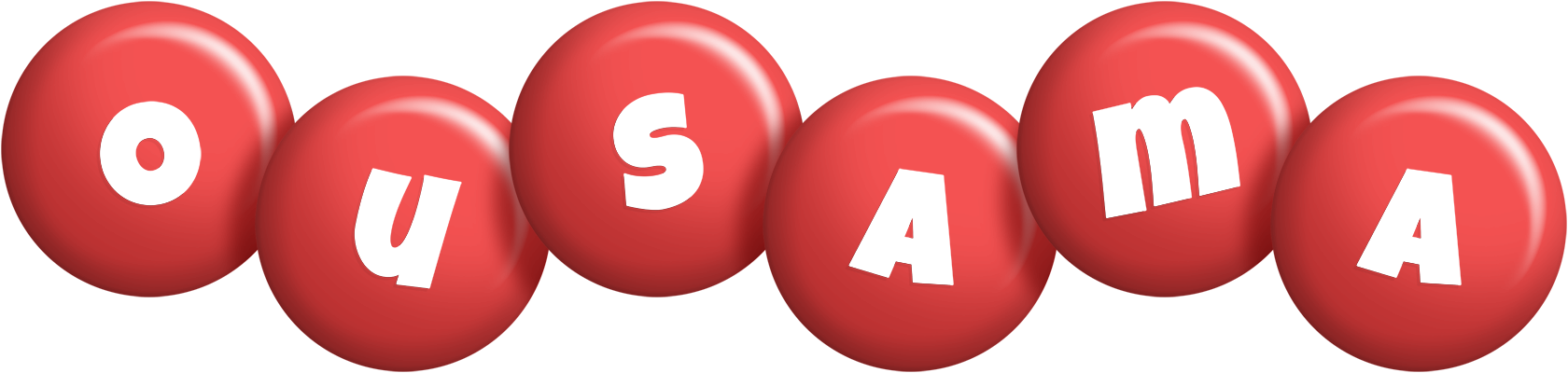 Ousama candy-red logo