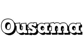 Ousama snowing logo