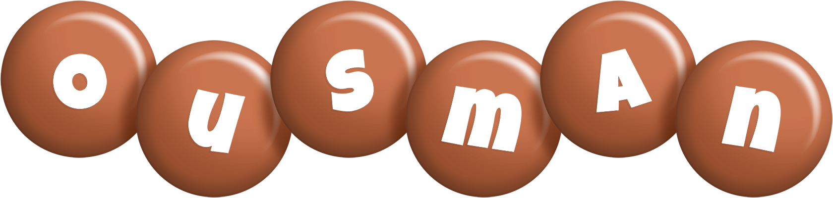 Ousman candy-brown logo