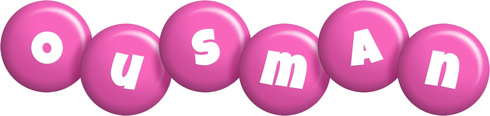 Ousman candy-pink logo