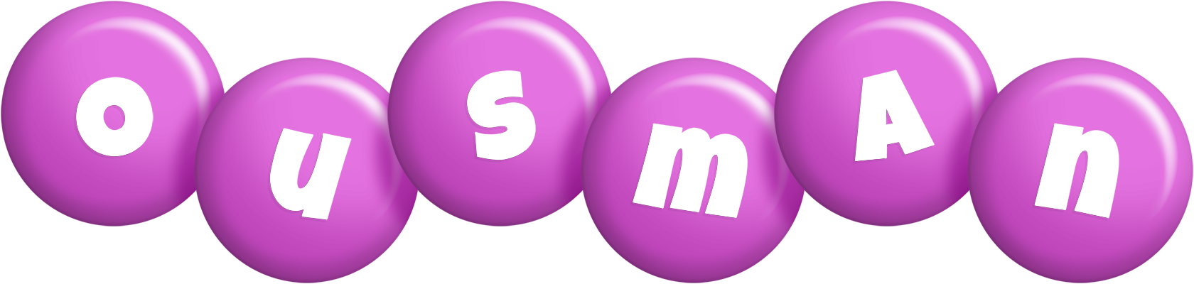 Ousman candy-purple logo