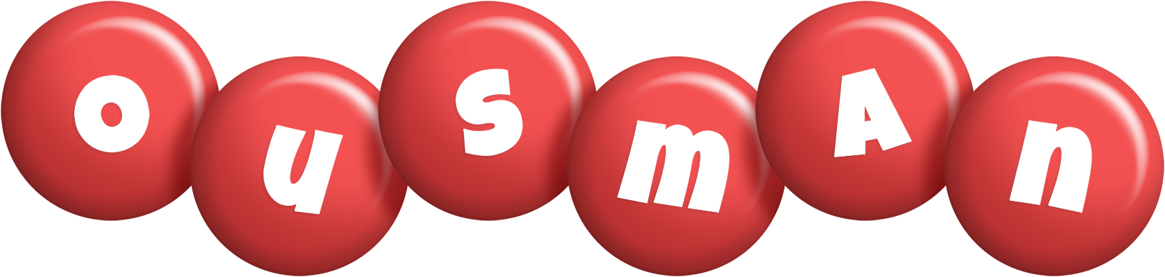 Ousman candy-red logo