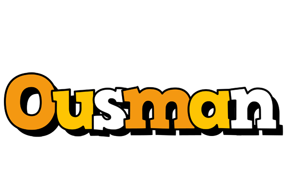 Ousman cartoon logo