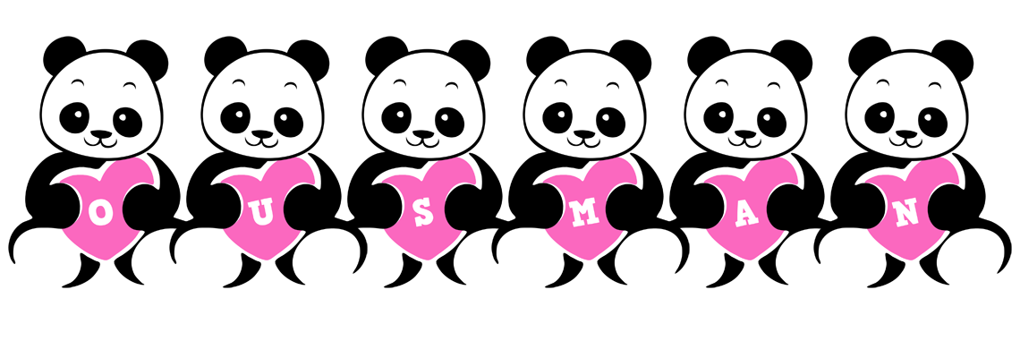 Ousman love-panda logo
