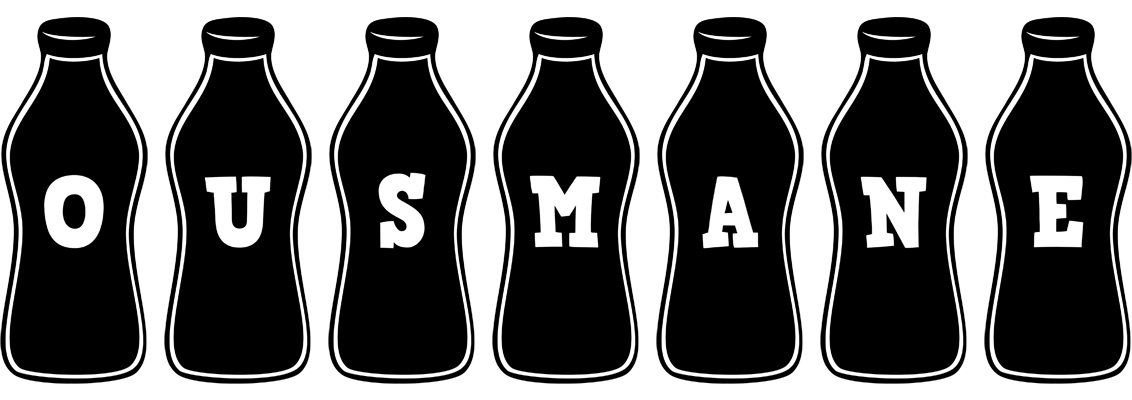 Ousmane bottle logo