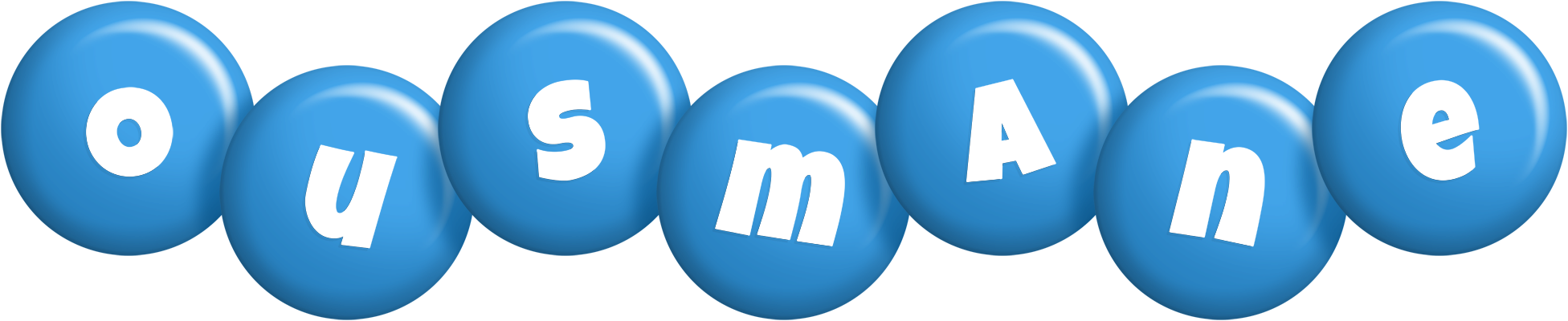 Ousmane candy-blue logo