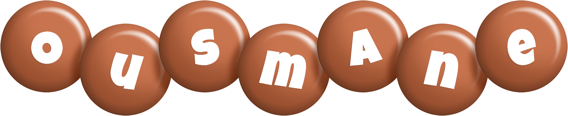 Ousmane candy-brown logo