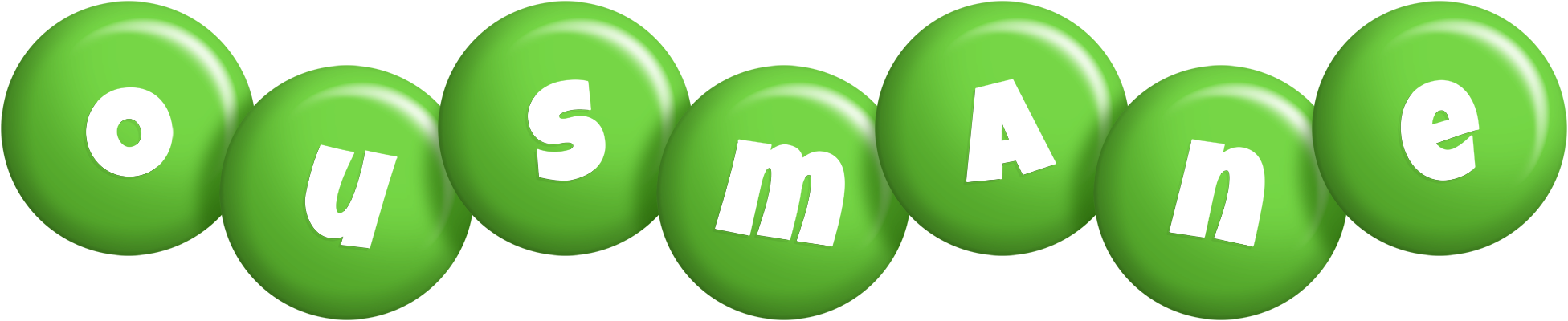 Ousmane candy-green logo