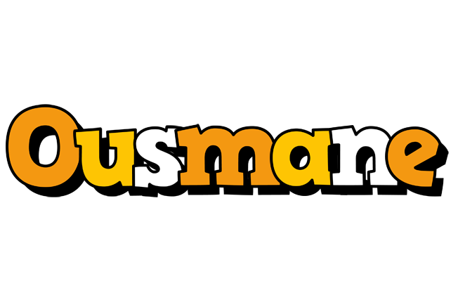 Ousmane cartoon logo