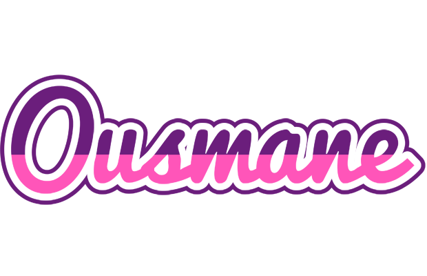Ousmane cheerful logo
