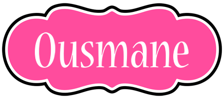 Ousmane invitation logo