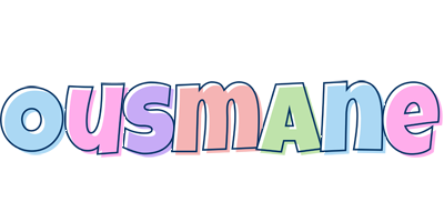 Ousmane pastel logo