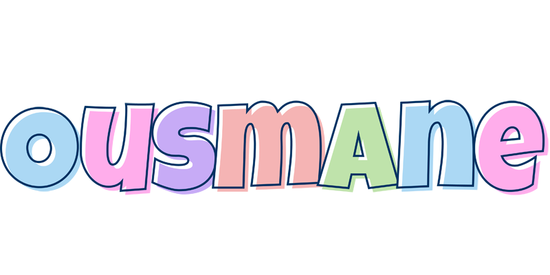 Ousmane pastel logo