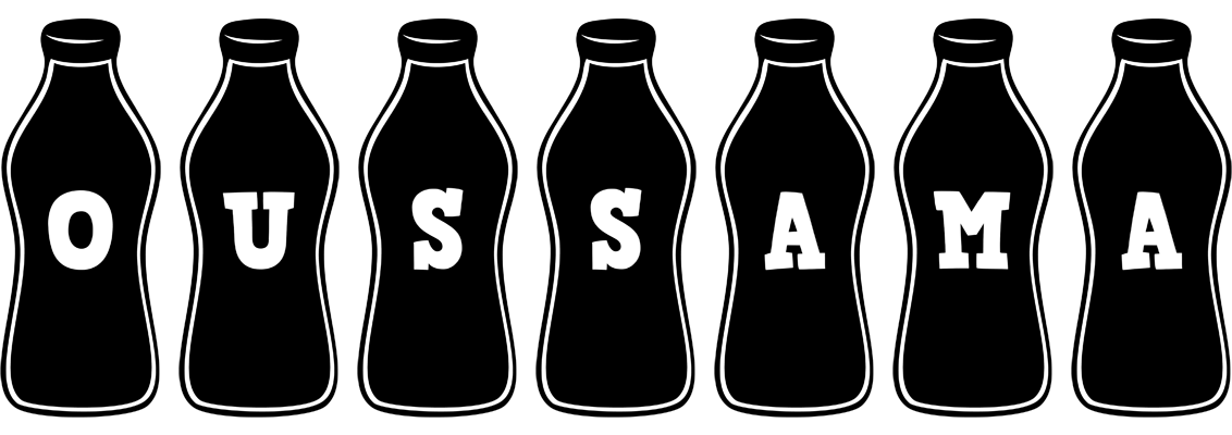 Oussama bottle logo