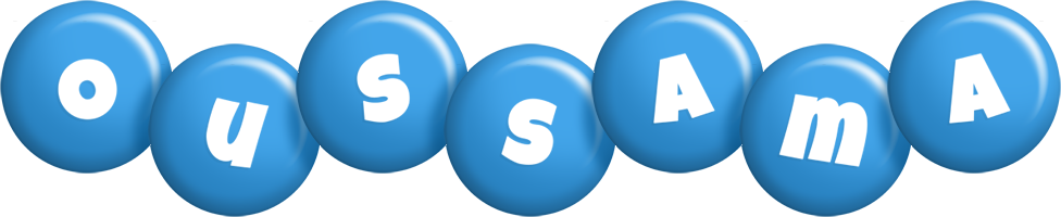Oussama candy-blue logo