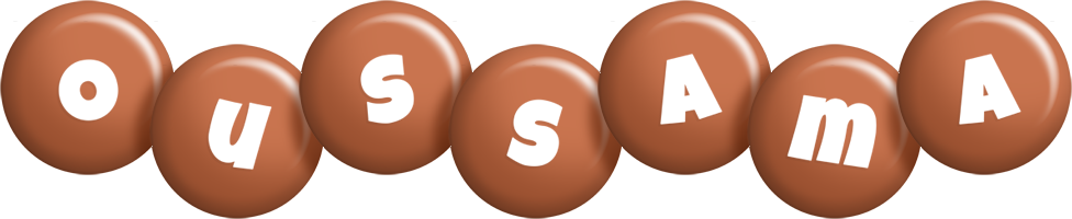 Oussama candy-brown logo