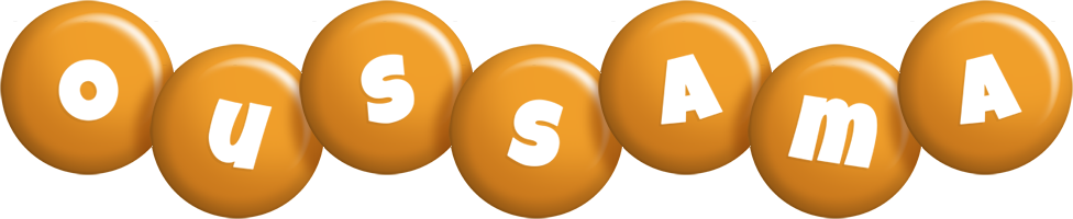Oussama candy-orange logo