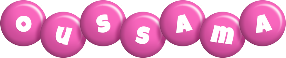 Oussama candy-pink logo