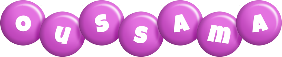Oussama candy-purple logo