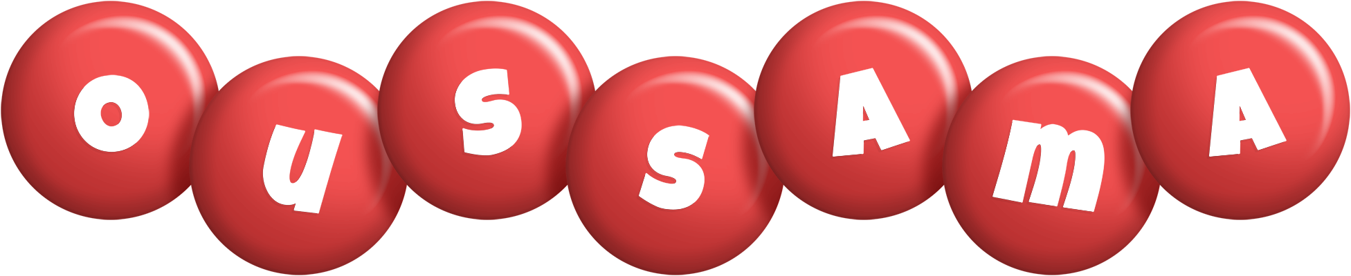 Oussama candy-red logo