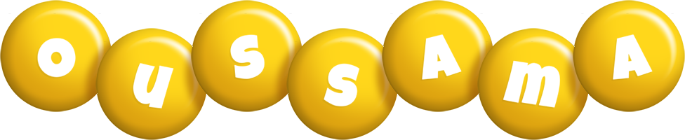 Oussama candy-yellow logo