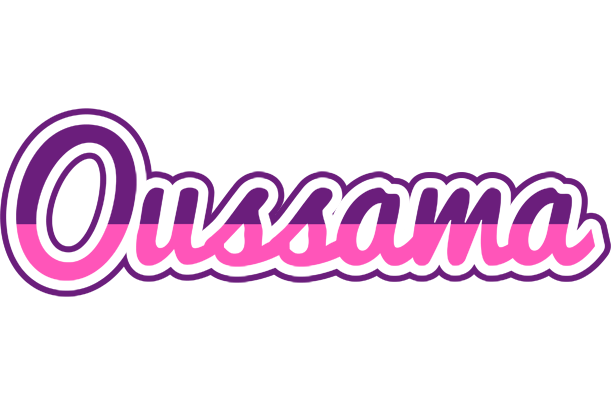Oussama cheerful logo