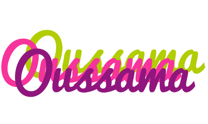 Oussama flowers logo