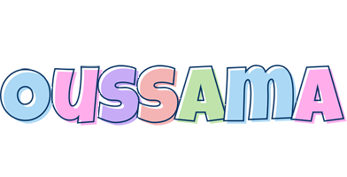 Oussama pastel logo