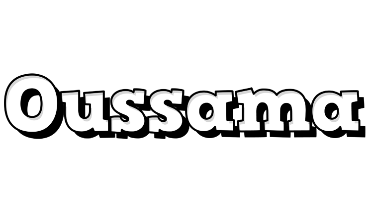 Oussama snowing logo