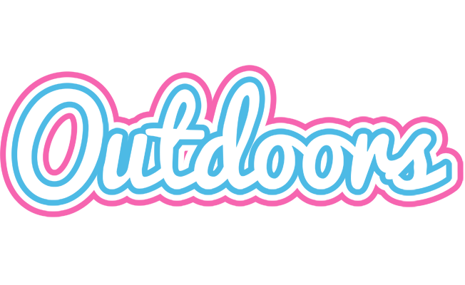 OUTDOORS logo effect. Colorful text effects in various flavors. Customize your own text here: https://www.textgiraffe.com/logos/outdoors/