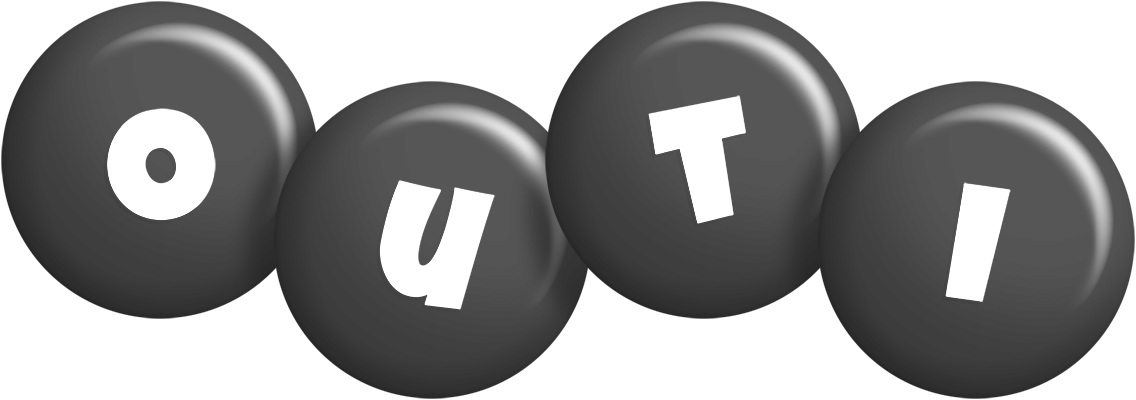 Outi candy-black logo
