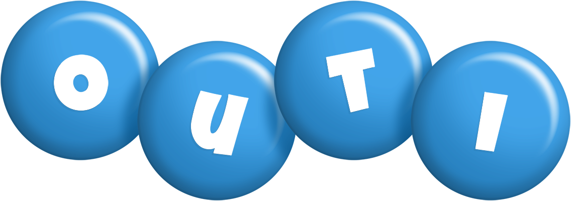 Outi candy-blue logo