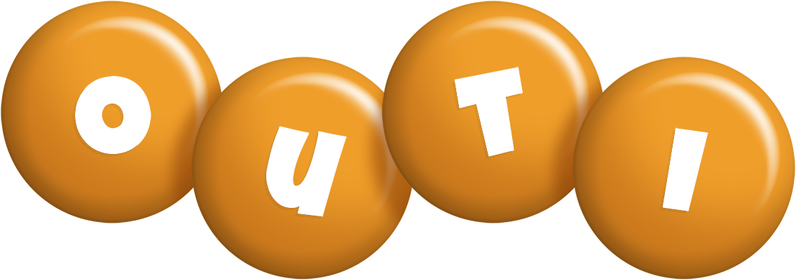 Outi candy-orange logo
