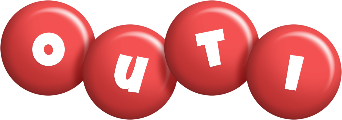 Outi candy-red logo