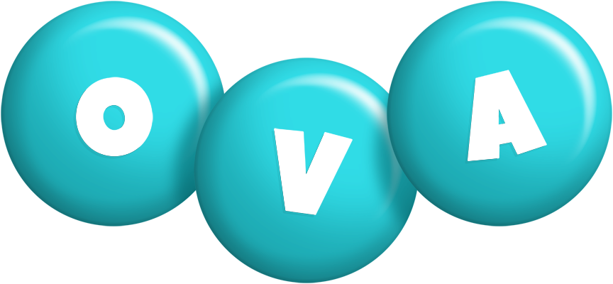 Ova candy-azur logo